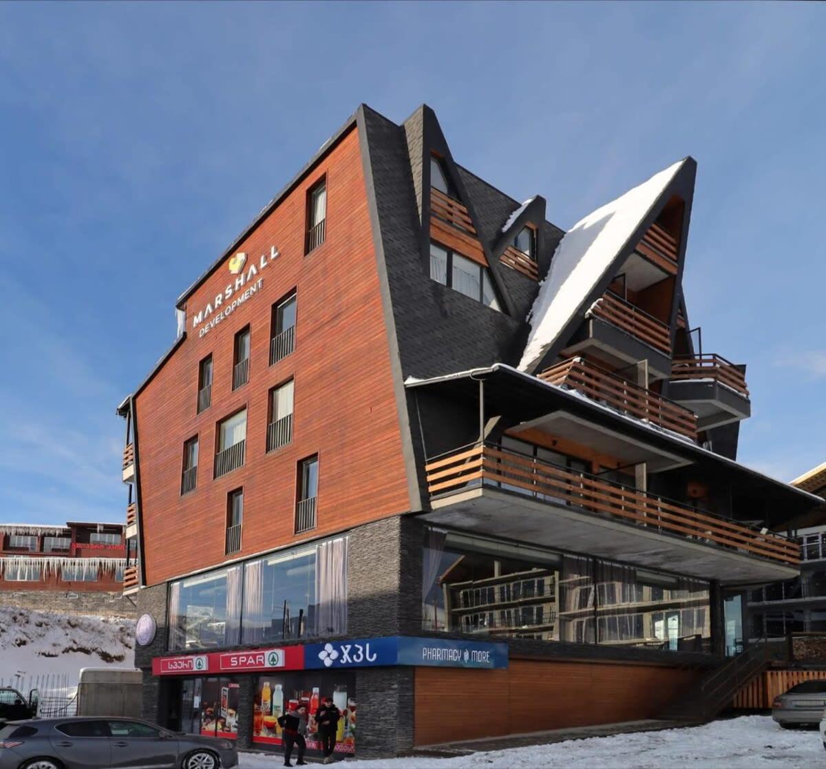 Super Stylish And Cozy 2 Bedroom 4Or6 People Apartment In Key Location In Marshall Gudauri Project Ski Resort المظهر الخارجي الصورة